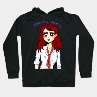 90's Anime Roberta Pardo Rey Backgroundless Hoodie